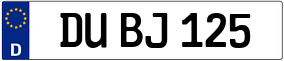 Truck License Plate